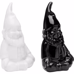 Solniczka i pieprzniczka GNOME - czarny/biały