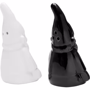 Solniczka i pieprzniczka GNOME - czarny/biały