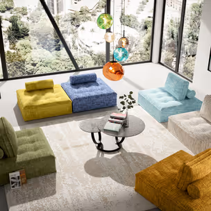 Element sofy modułowej PORTOFINO - szary