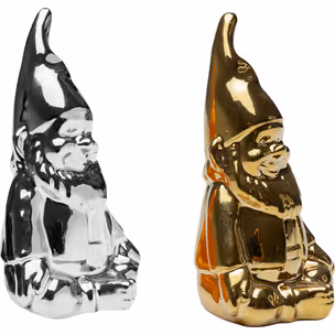 Solniczka i pieprzniczka GNOME - srebrny/złoty