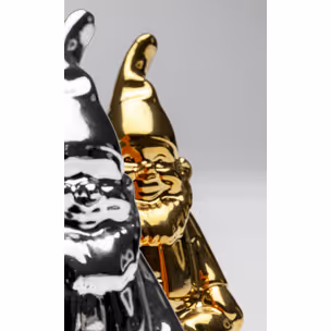 Solniczka i pieprzniczka GNOME - srebrny/złoty