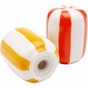 Solniczka i pieprzniczka COCINA STRIPES - wielokolorowy
