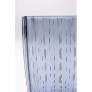 Szklanka CLUE 380 ml - transparentny/niebieski