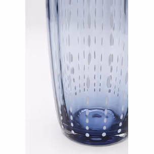 Szklanka CLUE 380 ml - transparentny/niebieski