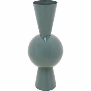 Wazon stalowy BLOW 60 cm - niebieskozielony