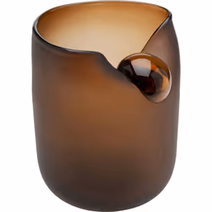 Wazon Buckle brązowy 21cm