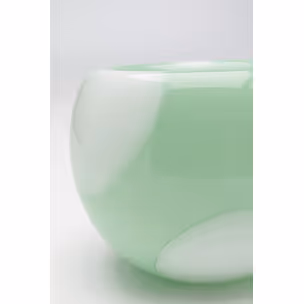 Wazon szklany PUNTI 15 cm - zielony