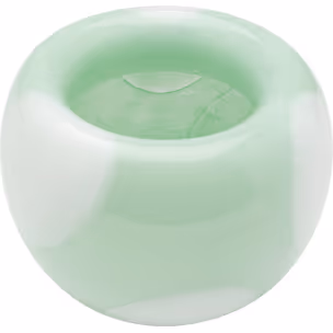 Wazon szklany PUNTI 15 cm - zielony