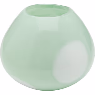 Wazon szklany PUNTI 20 cm - zielony