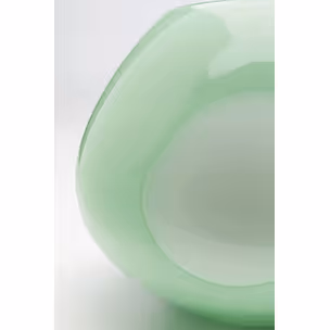 Wazon szklany PUNTI 20 cm - zielony