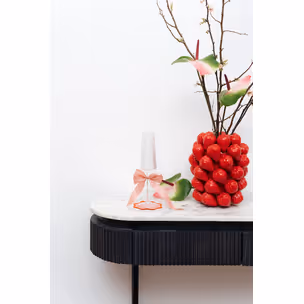 Wazon STRAWBERRIES 24 cm - czerwony