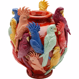 Wazon BIRDS GOSSIP - wielokolorowy
