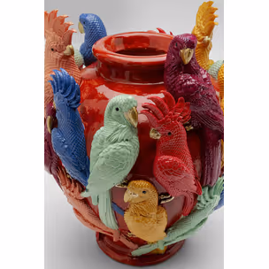 Wazon BIRDS GOSSIP - wielokolorowy