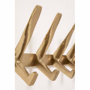 Wieszak ścienny SPOON - złoty