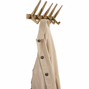 Wieszak ścienny SPOON - złoty