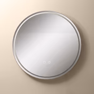 Lustro okrągłe z podświetleniem LED D3004-60 - lustrzany