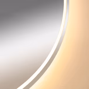 Lustro okrągłe z podświetleniem LED D3004-80 - lustrzany