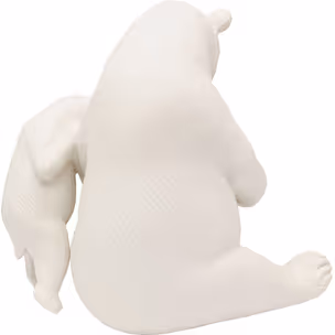 Figurka dekoracyjna READING BEARS - szarobeżowy