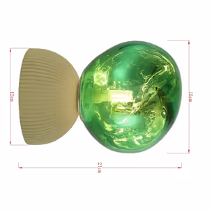 Lampa stołowa MAGIC BALL - zielony