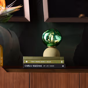Lampa stołowa MAGIC BALL - zielony