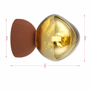 Lampa stołowa MAGIC BALL - złoty