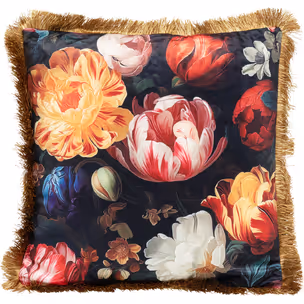 Poduszka dekoracyjna PEONY ROSE 45x45 - wielokolorowy