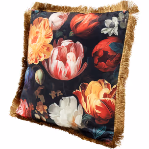 Poduszka dekoracyjna PEONY ROSE 45x45 - wielokolorowy