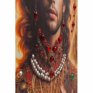 Obraz w ramie SAINT HALO MAN 100x100