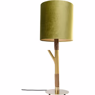 Lampa stołowa TWIG - zielony/złoty