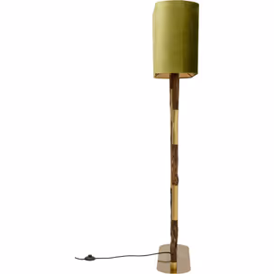 Lampa podłogowa TWIG - zielony/złoty