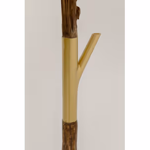 Lampa podłogowa TWIG - zielony/złoty