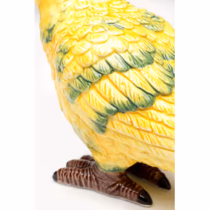 Figurka dekoracyjna PAPAGAYO 19 cm - żółty/zielony