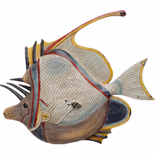 Dekoracja ścienna FISHY 29 cm - wielokolorowy