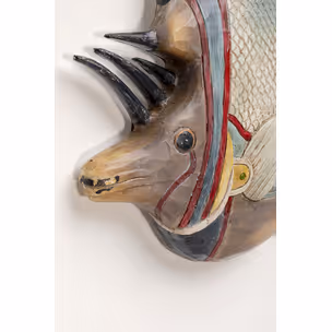 Dekoracja ścienna FISHY 29 cm - wielokolorowy