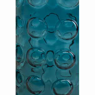 Stolik boczny okrągły LOLA 50 cm - niebieski