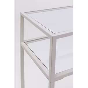 Konsola z półką LOFT GREIGE - szarobeżowy