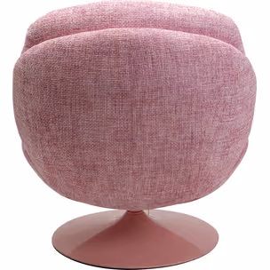 Fotel obrotowy COSY - różowy
