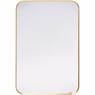 Lustro ścienne SIMPLY BRASS 80x120 - brązowy