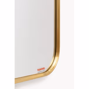 Lustro ścienne SIMPLY BRASS 80x120 - brązowy