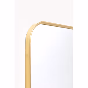 Lustro ścienne SIMPLY BRASS 80x120 - brązowy