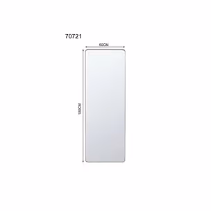 Lustro ścienne SIMPLY BRASS 60x180 - brązowy