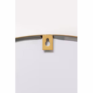 Lustro ścienne okrągłe SIMPLY BRASS 90 cm - brązowy