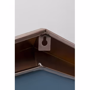 Lustro ścienne OCTAGON COFFEE 120x120 - brązowy