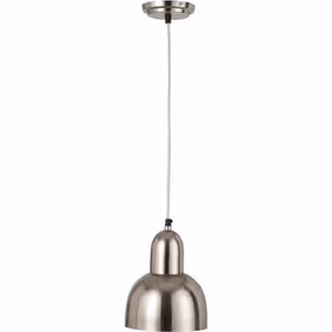 Lampa wisząca metalowa JOAN - srebrny