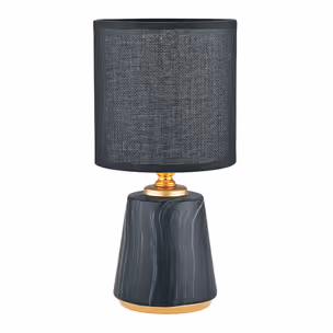 Lampa stołowa HS8605-BL - czarny/złoty