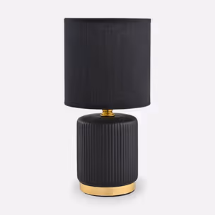 Lampa stołowa HS8720-BL - czarny/złoty
