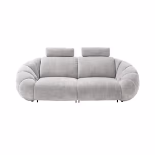 Sofa 2-elementowa z funkcją relaks KINSALE - szary