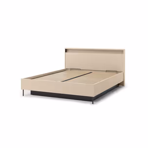 Łóżko z pojemnikiem TREND TS-03 160x200 - beż piaskowy