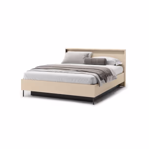 Łóżko z pojemnikiem TREND TS-03 160x200 - beż piaskowy