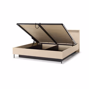 Łóżko z pojemnikiem TREND TS-03 180x200 - beż piaskowy